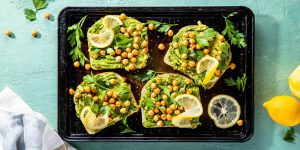 Chickpea and Avocado Toast