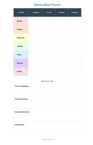 Weekly Meal Planner