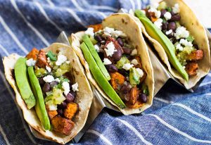 Spiced Sweet Potato and Black Bean Tacos